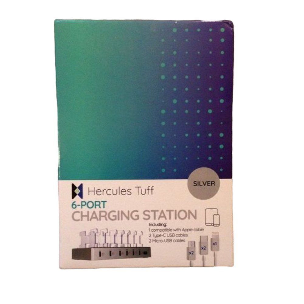 Hercules Tuff 6-Port Charging Station NIB (Still Wrapped)